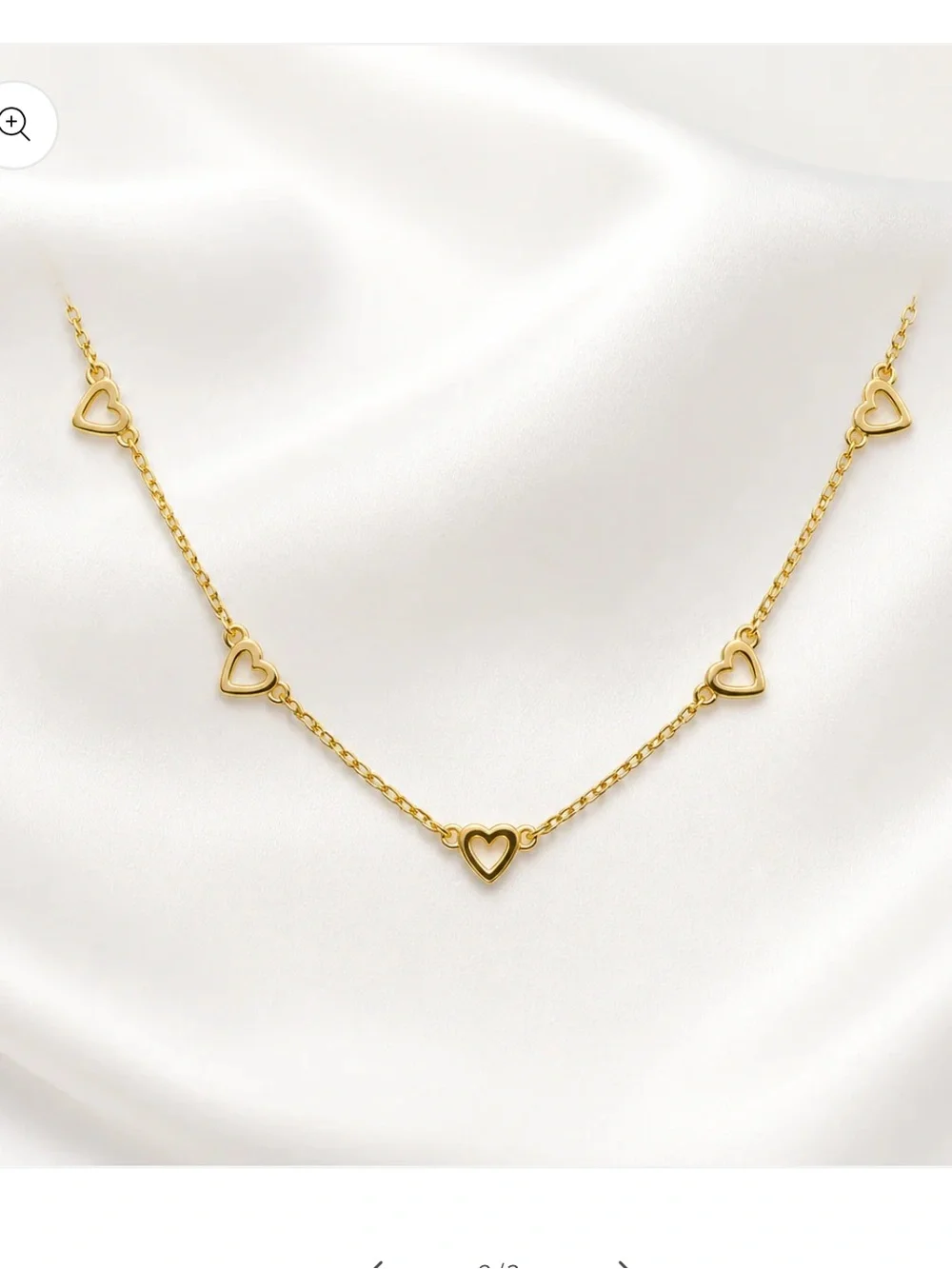 'Have the Courage' 18K Gold Dipped Heart Necklace